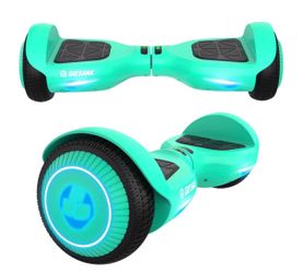 overboard for Kids Adults, 6.5" Tires 6.2mph & 2.5 Miles Self Balancing Scooter, Teal