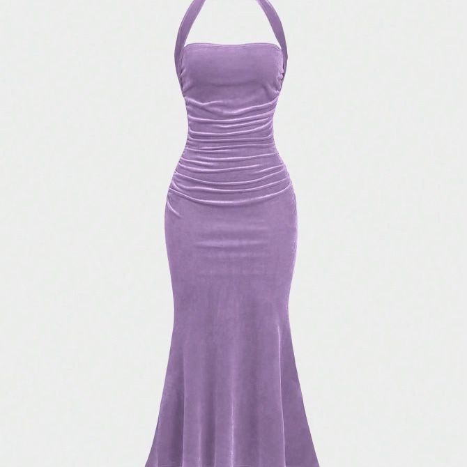 2 Purple Dresses & Heels