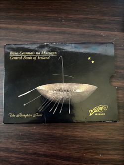 Rare Central Bank of Ireland "Broighter Boat" Millennium 2000 Coin Set — Complete 8-Coin Gift Set