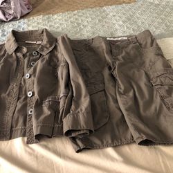 Dkny Jeans Set Jacket&shorts.8/10 