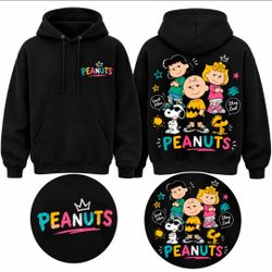 Peanuts Gang Graphic Pullover Hoodie