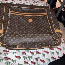 Vintage 1970 Louis Vuitton Suit Bag