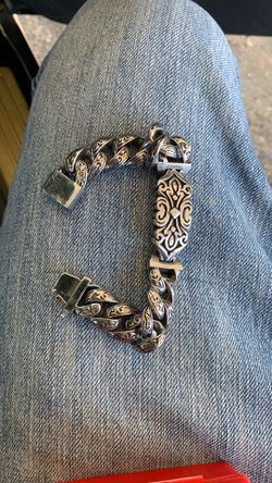 Chrome hearts looking bracelet