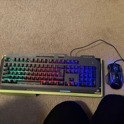 Light Up Keyboard And Mouse