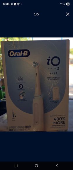 Oral-B Io Series 3 Luxe Rechargeable Toothbrush Whtie