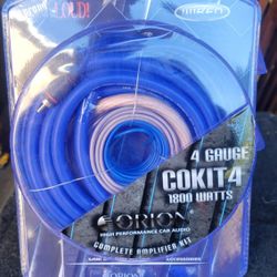 4 Gauge Amp Kit Orion 