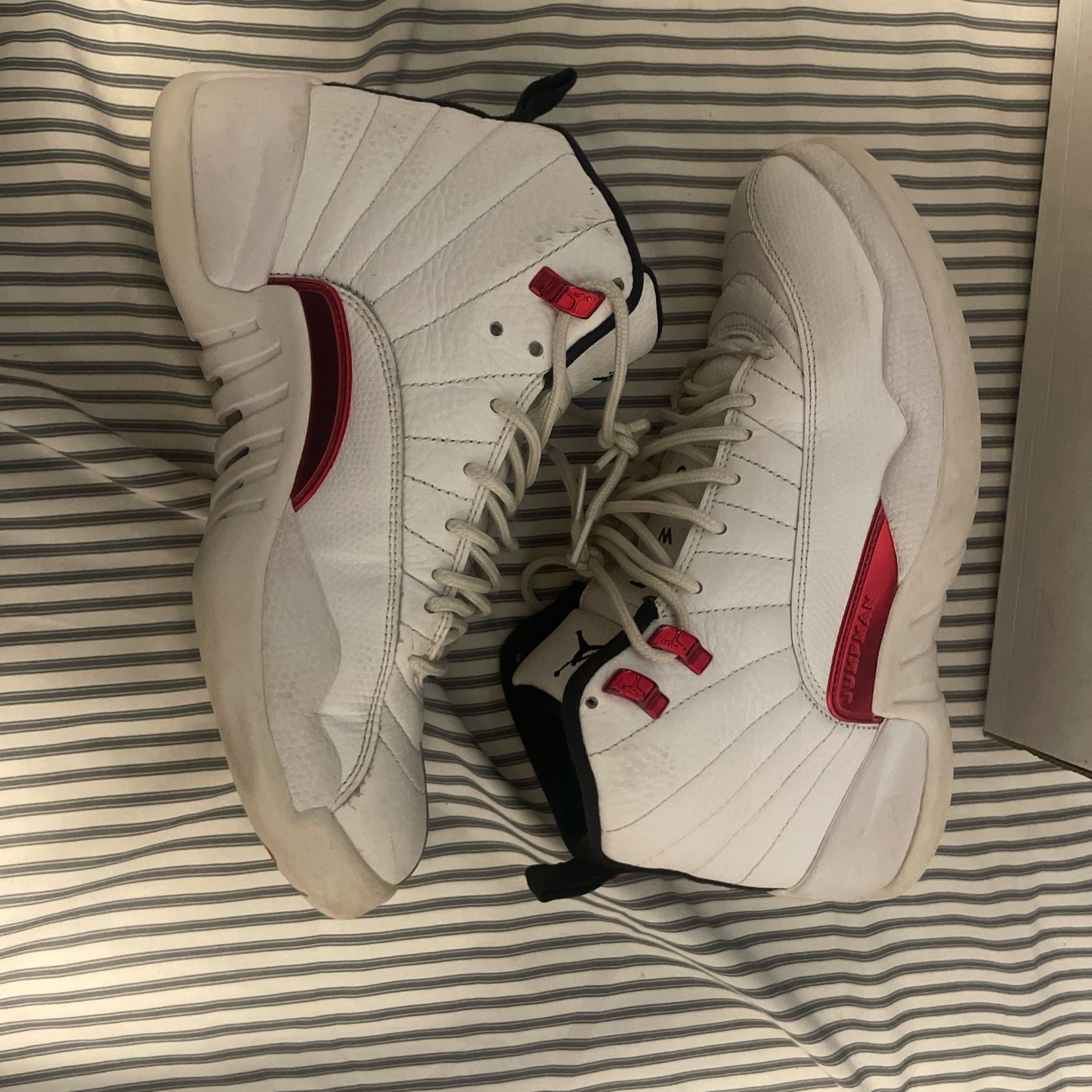 Jordan’s, Sneakers, Red And White 7.5 US