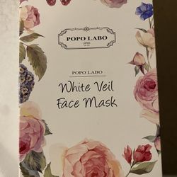 Popo Labo White Veil Face Mask 4 Pack