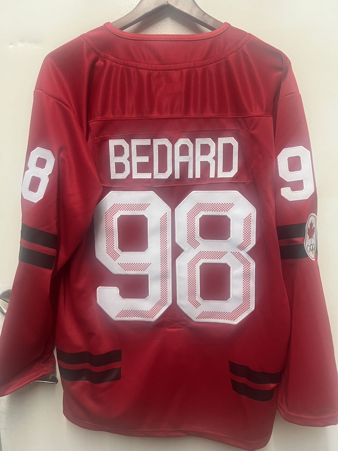 Connor Bedard Canada Red Jersey New Size Medium