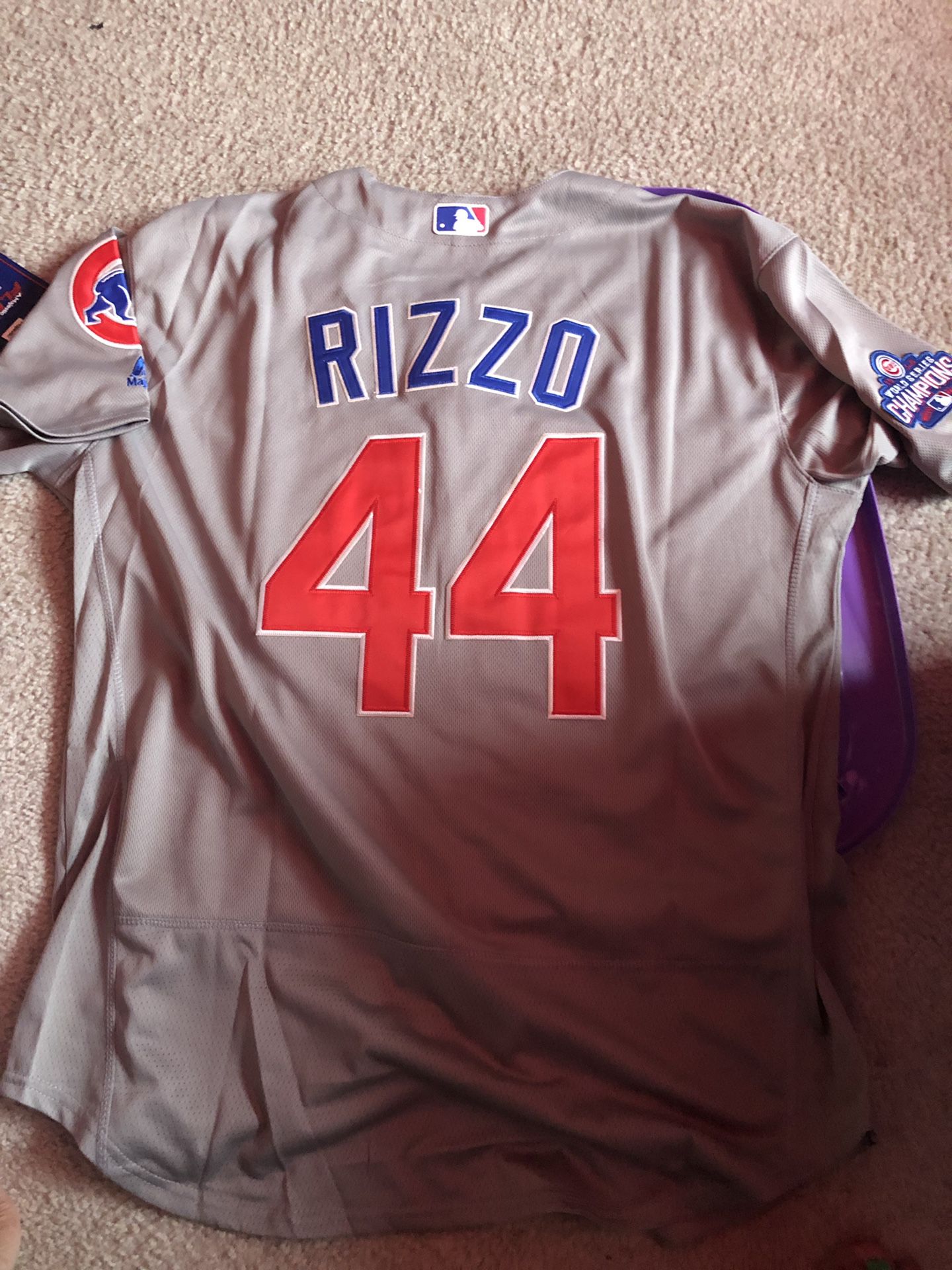 Rizzo Gray Cubs Jersey