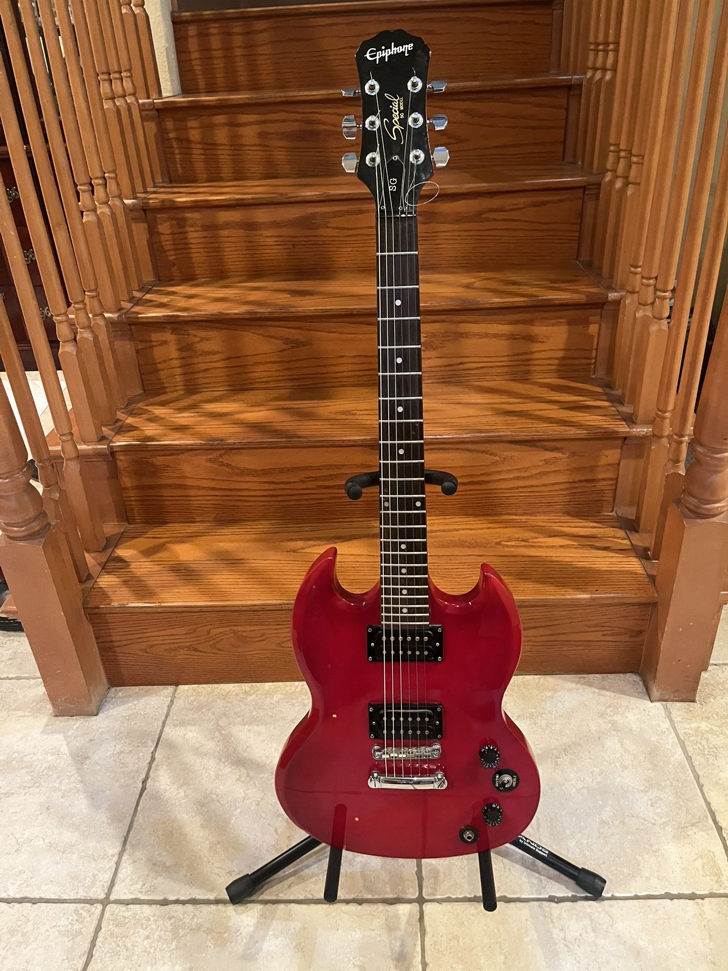 Epiphone SG Guitar W/ Marshall Amp