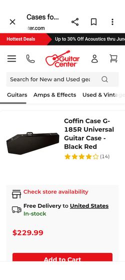 Guitar Coffin Case