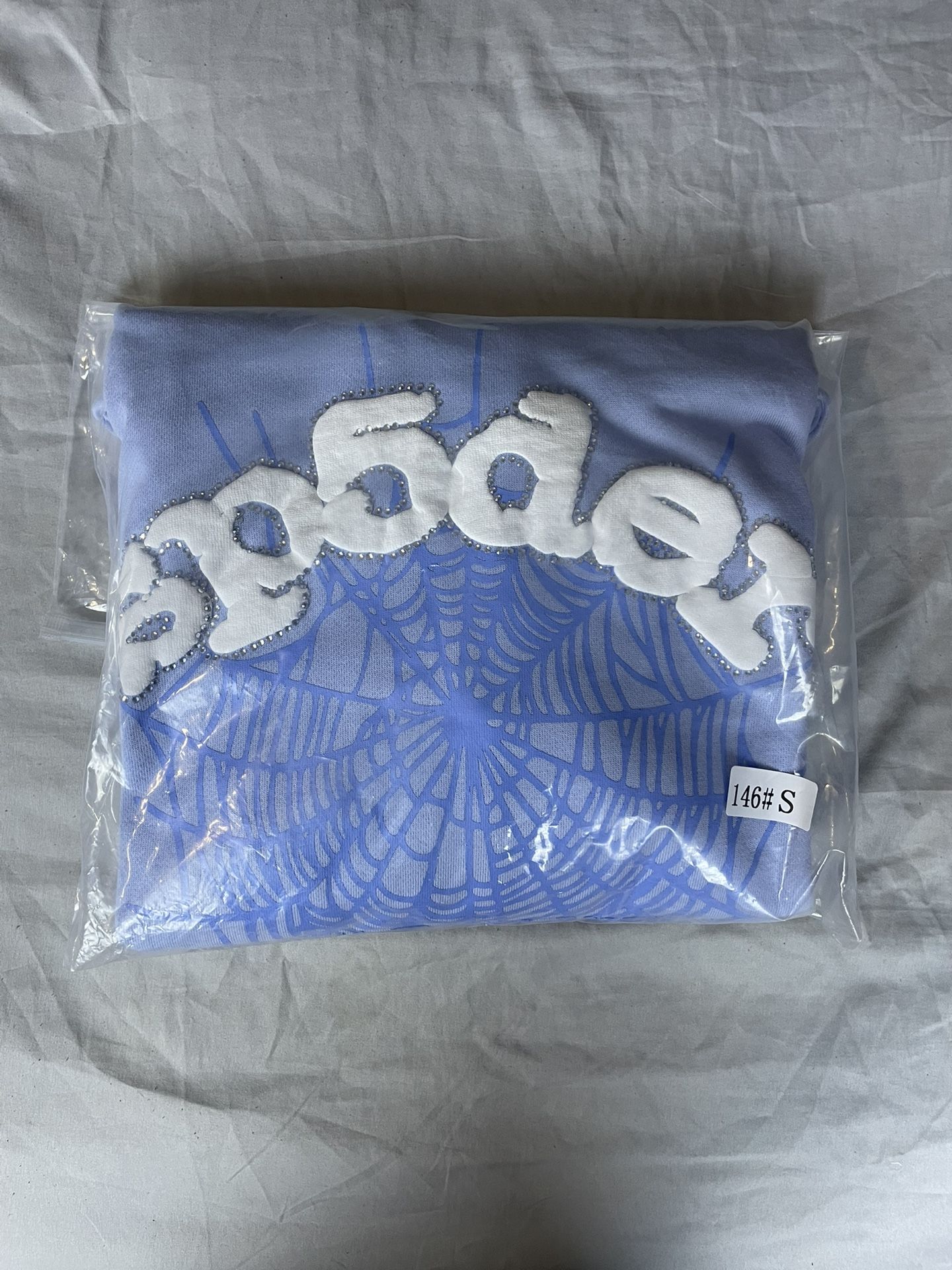 Sp5der Web Hoodie ‘Sky Blue’