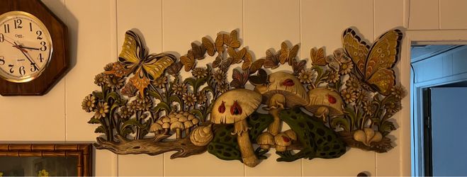 Beautiful vintage 1970s art piece