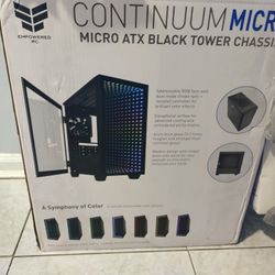 Micro ATX BLACK TOWER CHASSIS