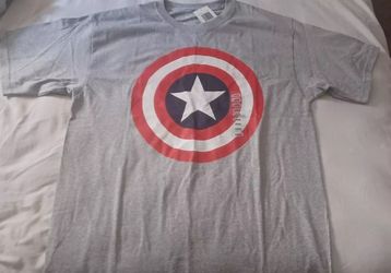 Captain America Marvel Tshirt Gray