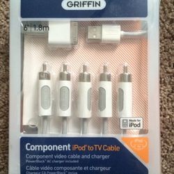 Component iPod cable to TV Cable