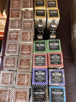 Vintage Avon chess pieces