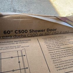 60” C500 Shower Door 