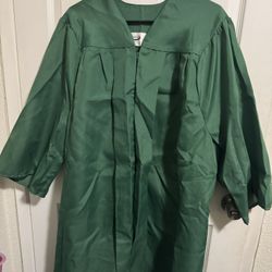 Green Graduation Gown
