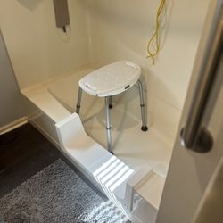 24” Wide Walk In Shower Step