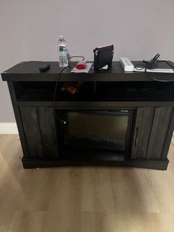Fire place tv stand ,