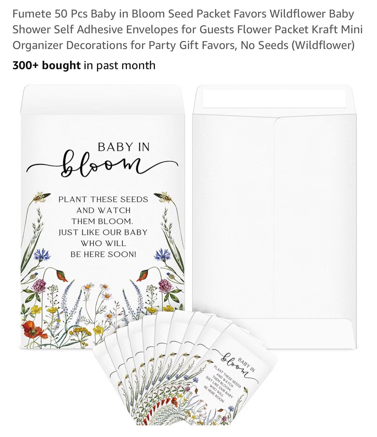 Baby blooming baby shower