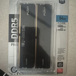 DDR5 64GB (2x32) RAM MEMORY for PC