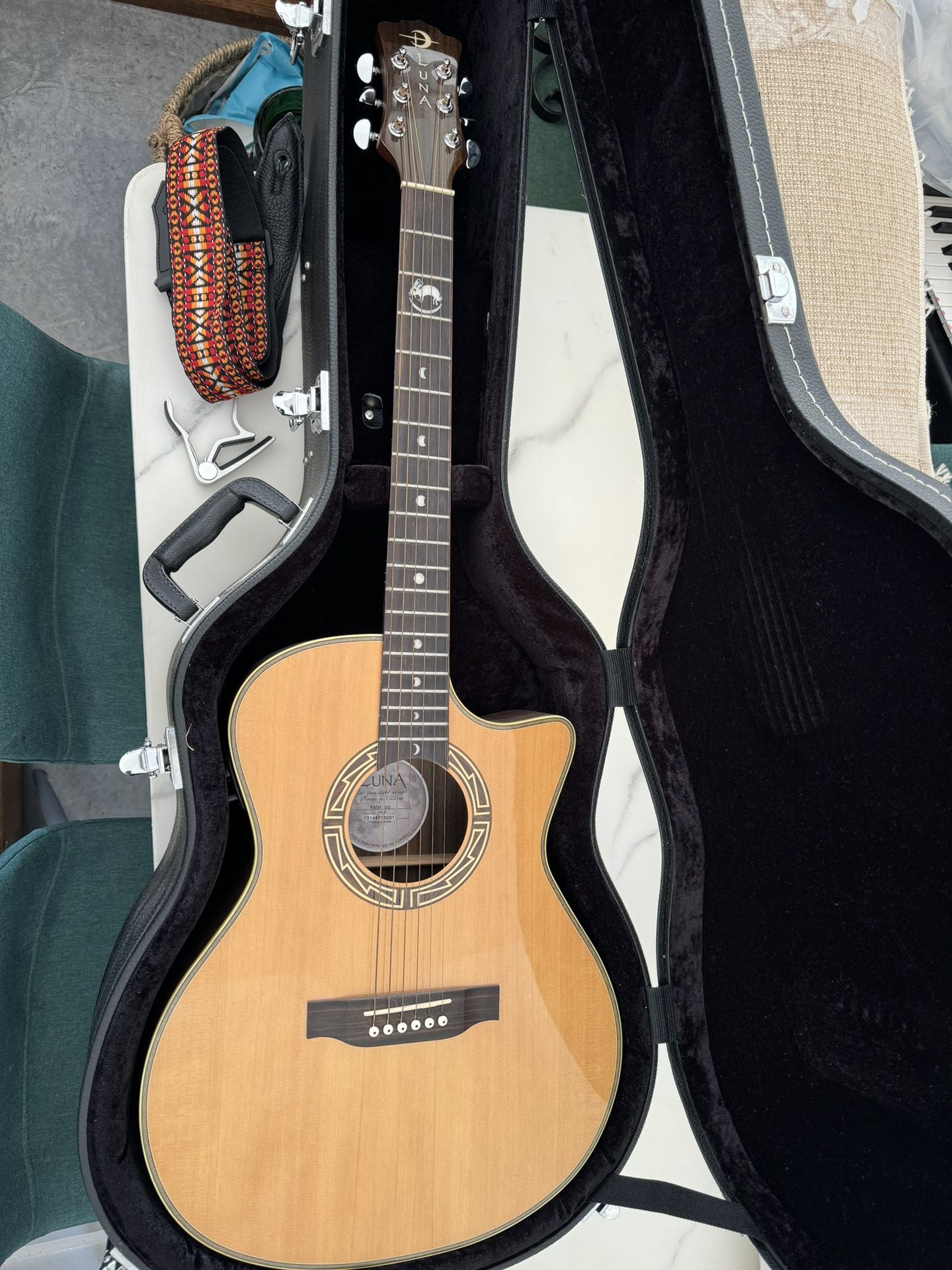 Luna Electric-Acoustic Guitar