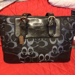 Beautiful original coach purse black/grey color, new, never use!