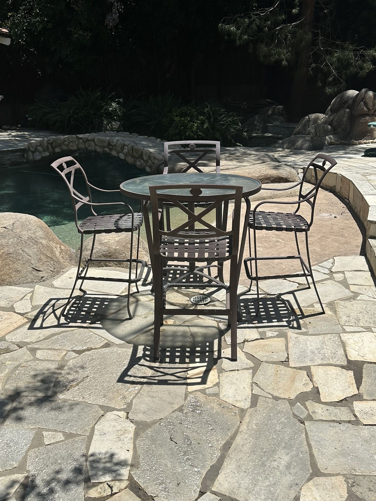 Price drop - Vintage Tropitone Hi Top Patio Set