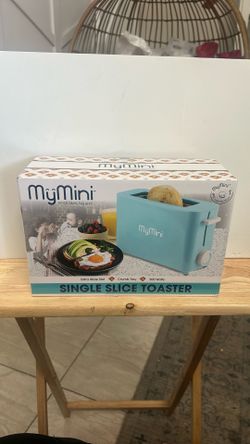 My Mini Angle Slice Toaster Blue