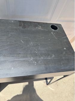 Black small desk