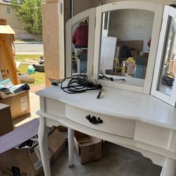 Dressing Table With Stool