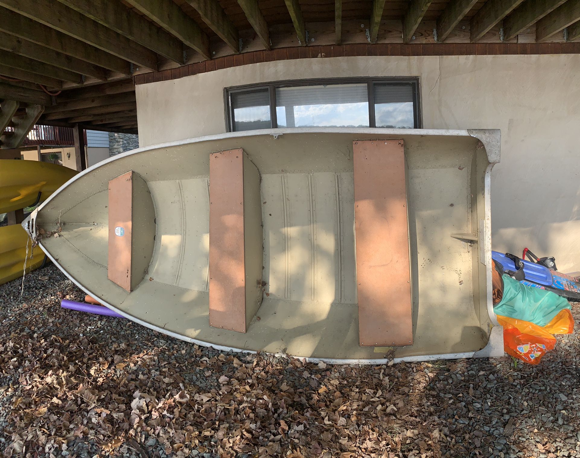 Boat And All Accessories (9.8 HP Motor)