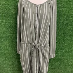 Gap Green Long Sleeve Dress Size Large 