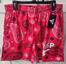 NWT CrispyNYC Hot Pink Bandana shorts Mens XL These are high quality with strings and deep pockets

Pick up 77095 near Telge/West
