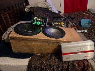 Stereo pioneer/amp/ 10 ‘’ inch speaker