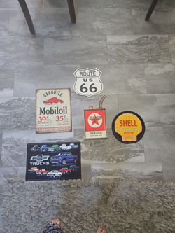 Metal signs