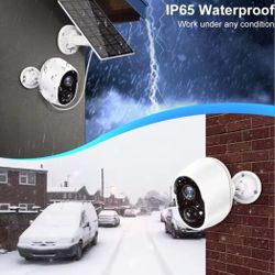 Wireless Solar Wi-Fi Outdoor Security Camera – Tuya / Smart Life