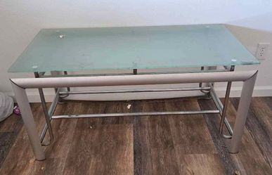 Glass Top coffe table with Metal Frame