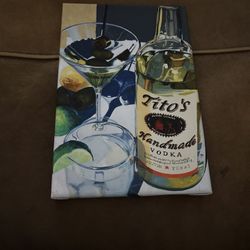 Christopher Mize Totos Vodka Wall Art 8x 12 MSRP $80