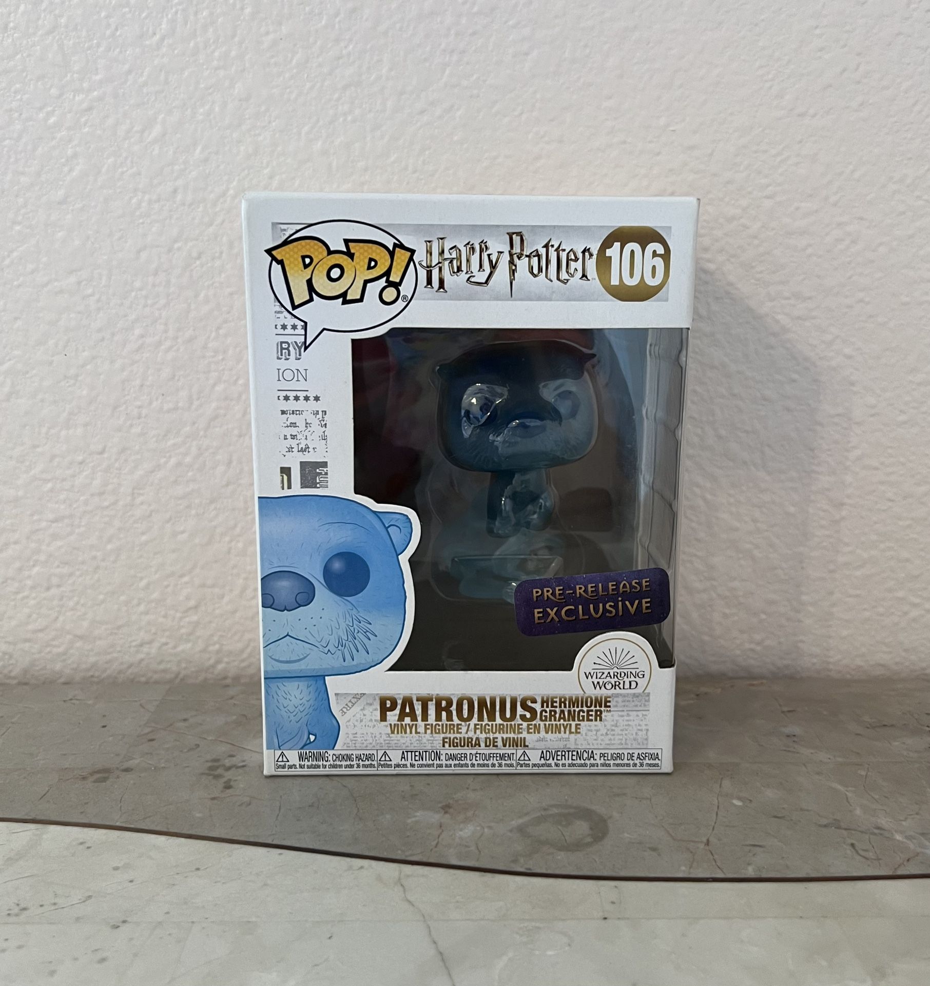Funko Pop! Harry Potter Patronus Hermoine Granger Pre Release Exclusive #106