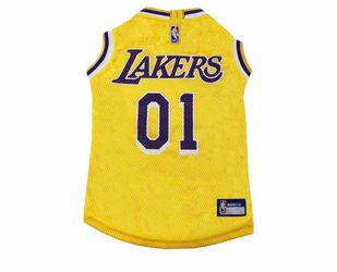 Los Angeles Laker Dog Basketball Jersey Pet XL sz