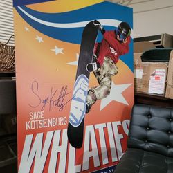 6' Sage Kotsenburg Wheaties Store Display Standee Freestanding