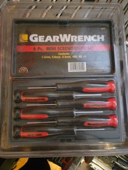 GearWrench 6-Piece Mini Phillips/Slotted Screwdriver Set