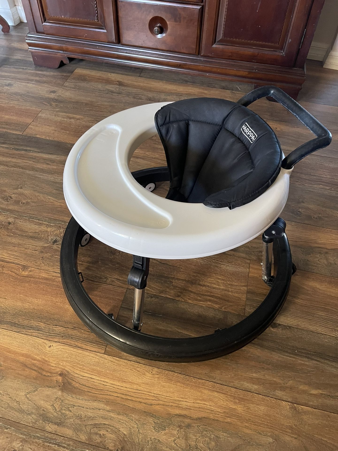 Foldable Baby Walker with Wheels and Anti-Rollover
