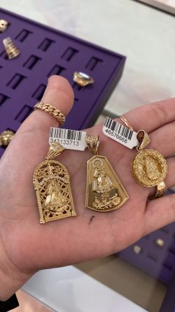 Diges De Virgen De La Caridad Oro 10 Kt Y 14 Kt 