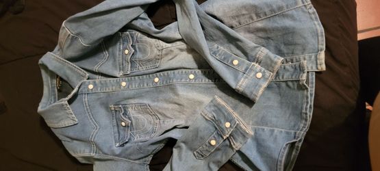 True religion small and regular denim top