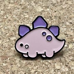 Pink Dino Enamel Pin
